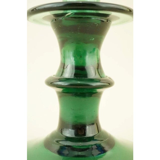 Vintage Glass Candleholder attributed to Enrico Taddei, 1940s For Sale - Image 13 of 18