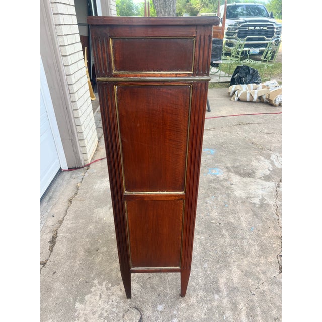 French French 19th Century Louis XVI Mahogany Secretaire For Sale - Image 3 of 12