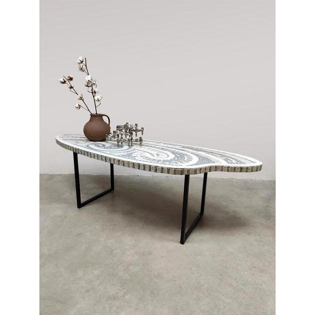 Vintage Mosaic Tile Coffee Table, 1970 For Sale - Image 3 of 6