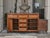 19th Century English Oak Buffet with Six Drawers, Two Doors and Brass Hardware For Sale - Image 12 of 12