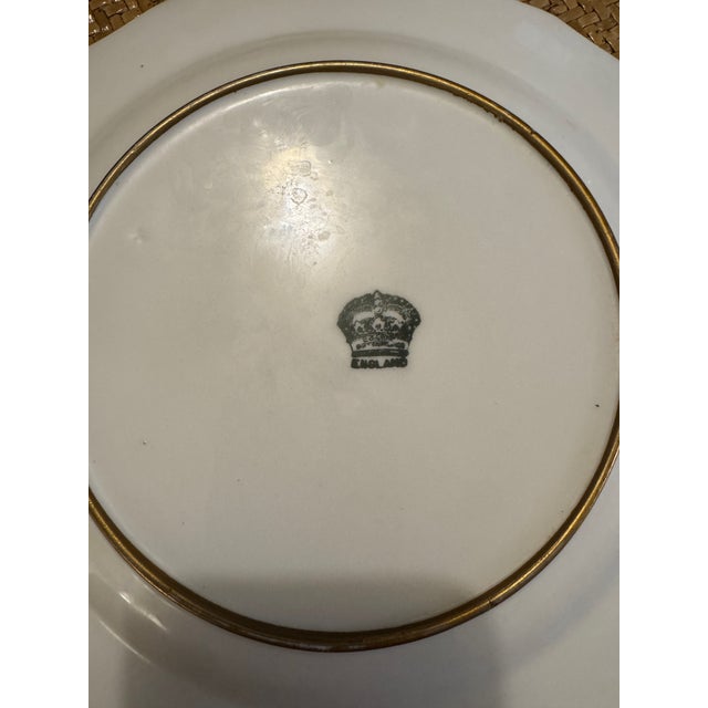 Traditional Mid 19th Century Cauldon China Salad Plates- Set of 11 For Sale - Image 3 of 10