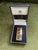 Black Vintage Dunhill Gold Plated Rare Cognac Marble Lacquer Lighter Original Case For Sale - Image 8 of 18