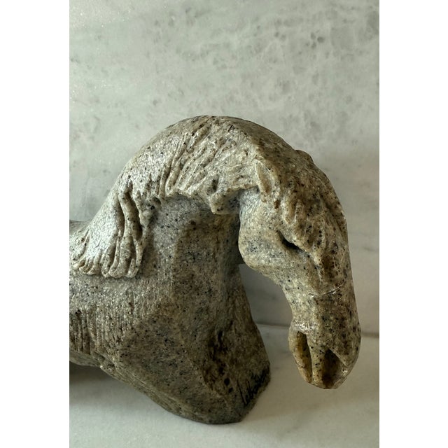 1960s Two Headed Horse Stone Sculpture by Lebadang For Sale - Image 14 of 17