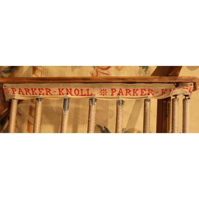 Wood Mid-20th Century Pair of Parker-Knoll Arm Chairs For Sale - Image 7 of 8