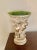 Antiqued Finish Angel Footed Neoclassic Ceramic Bowl With Green Glaze Inside Finish For Sale In San Diego - Image 6 of 6