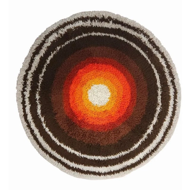 1970s Round Evelet Rug from Desso, 1970s For Sale - Image 5 of 5