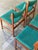 Green Teak Dining Chairs in Style of Erik Buch Organic Upholstered Seating Set of 5 Denmark 1960s For Sale - Image 8 of 10