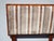 Vintage Mid Century Modern Style Brown Velvet Stripped Queen Headboard For Sale - Image 10 of 15