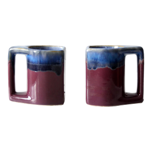 Vintage Rodolfo Padilla Pottery Mugs Pair
