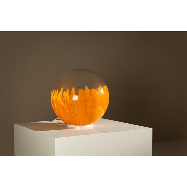 Designed during a pivotal era for Venini, this ‘Model 831’ table lamp captures the innovation and clarity of vision that...