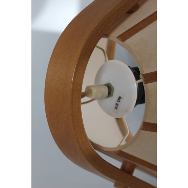 Wood Scandinavian Modern Aneta Wall Lamp in Beech by Jan Wickelgren, Sweden, 1970s For Sale - Image 7 of 12