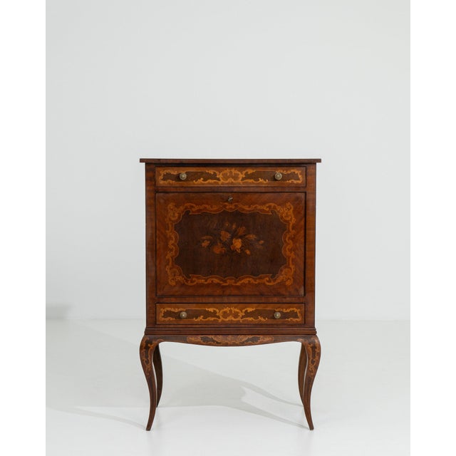 19th Century France Louis XV Brown Wood Storage Cabinets & Cupboards For Sale - Image 4 of 11