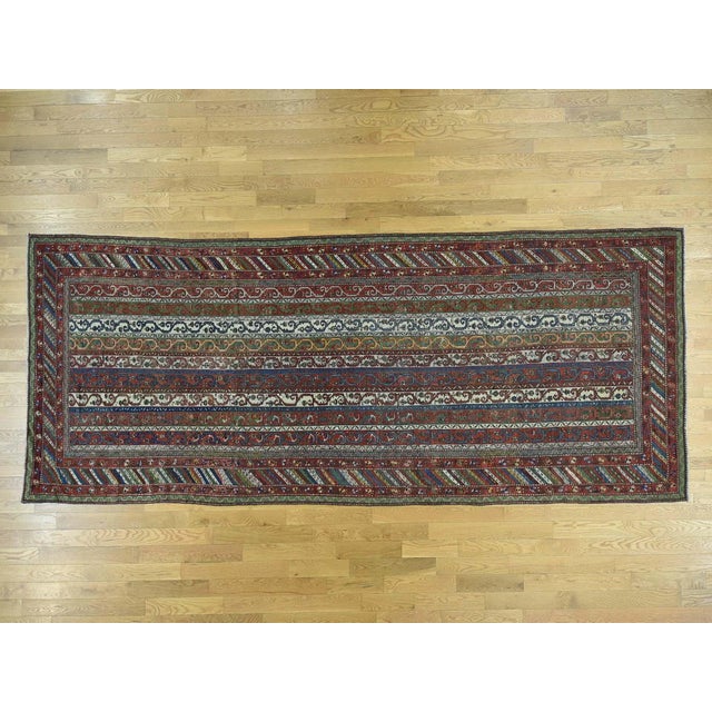 Early 20th Century Antique Northwest Persian Runner Rug - 6′5″ × 15′6″ For Sale - Image 11 of 11