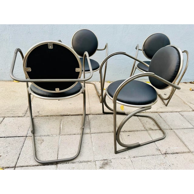 Memphis Style Spider Chairs -Set of 4 For Sale - Image 4 of 11