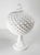 Westmoreland Glass 20th Century Sculptural White Milk Glass Covered Compote by Westmoreland For Sale - Image 4 of 15