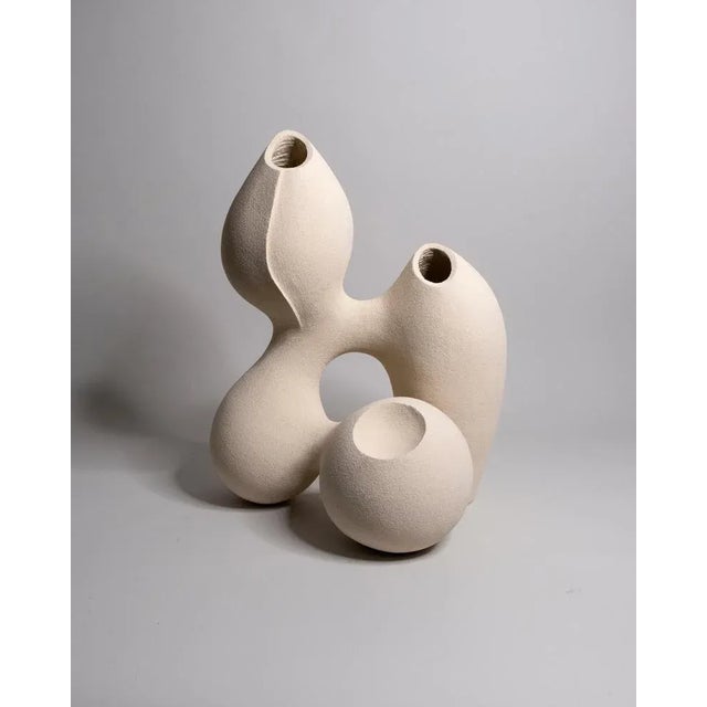 Sleeping stone i by terre brute dimensions: 43 x 30 x 25 cm materials: unglazed white stoneware. "throughout my work, i...