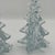 Vintage Crystal Clear Glass Christmas Trees - A Pair For Sale - Image 4 of 12