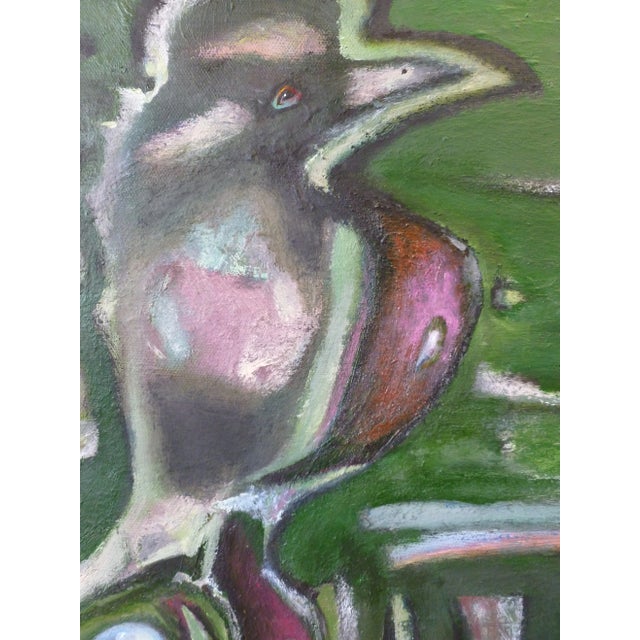 Contemporary "Perch" Contemporary Expressionistic Oil and Acrylic Painting by Scott Spencer For Sale - Image 3 of 5