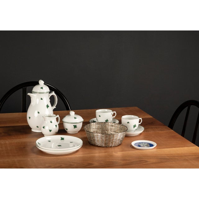 Biedermeier Mirabell Tête-À-Tête for Two on Wooden Tray from Fürstenberg, 1990s, Set of 12 For Sale - Image 16 of 18
