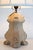 Off-white 18th-Century French Baroque Carved Wood Altar Candlestick Lamp For Sale - Image 8 of 9