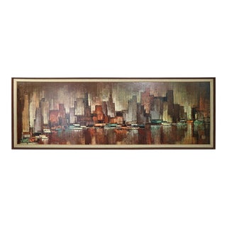 New York City Scape Skyline Maio for Turner Print For Sale