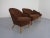 Seating group from the 60s. Original cover with brown corduroy. Upholstery with spring core. Consisting of a sofa and 2...