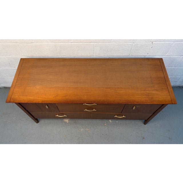 Wood Mid-Century Walnut "Profile" Series Buffet by Drexel For Sale - Image 7 of 18