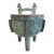 1960s Mid Century Modern James Mont Ice Bucket Asian Aztec Mayan Patinated Bronze VTG For Sale