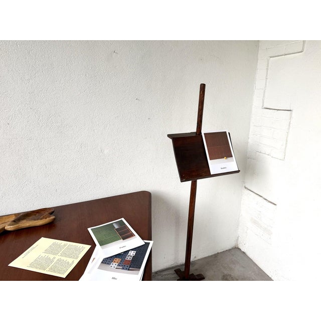 Adjustable Freestanding Lectern in Fruitwood, 1900s For Sale - Image 14 of 16
