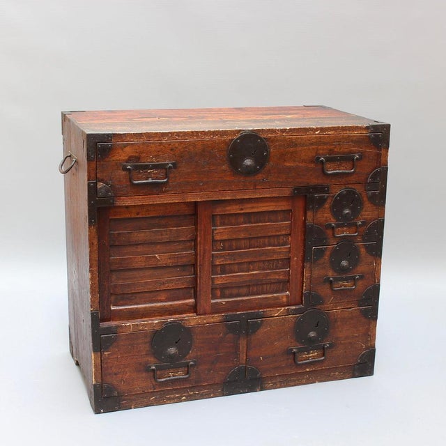 Japanese Tansu Storage Chest (Edo Period - 19th Century). Tansu are traditional portable wooden storage chests from Japan....