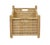 Rustic Scandinavian Hand Woven Pine Basket, 1890 For Sale - Image 3 of 8