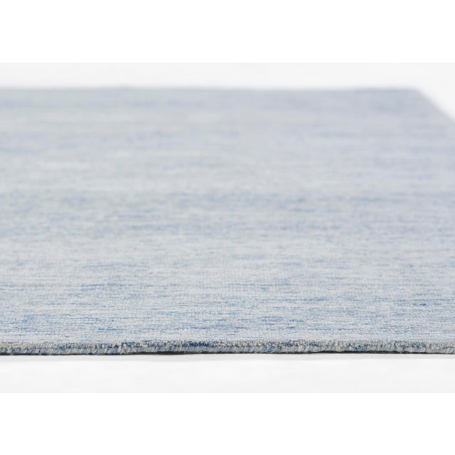 Contemporary Momeni James Light Blue Hand Tufted Area Rug 8' X 10' For Sale - Image 3 of 9