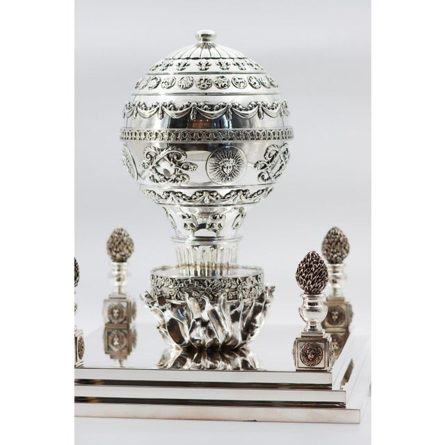 La Montgolfiere Table Centre Caviar Display by Richard Lauret For Sale - Image 6 of 17