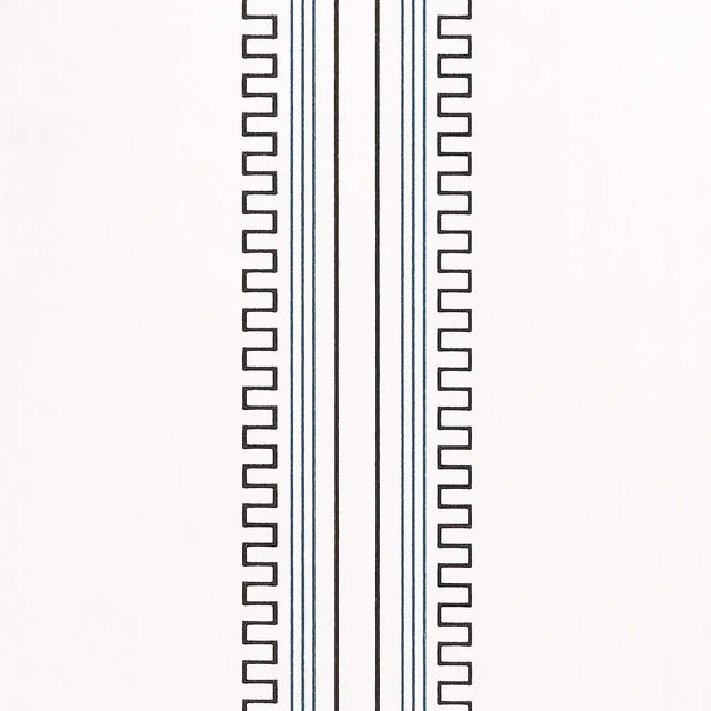 Not Yet Made - Made To Order Sample - Schumacher X Mary McDonald Greco Stripe Wallpaper in Ivory For Sale - Image 5 of 5