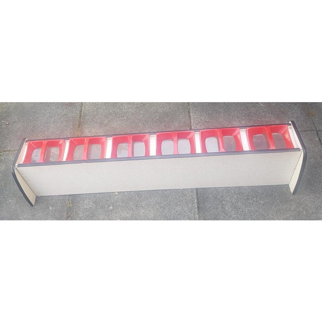 Mid-Century Modern Mid-Century Scandinavian Kitchen Shelf with Plastic Spures, 1950s For Sale - Image 3 of 6