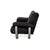 Black Leather 2-Seater Sofa from Musterring For Sale - Image 13 of 14