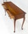 Solid Cherry Queen An Style Two Drawers Low Profile Console Table MINT For Sale - Image 15 of 16