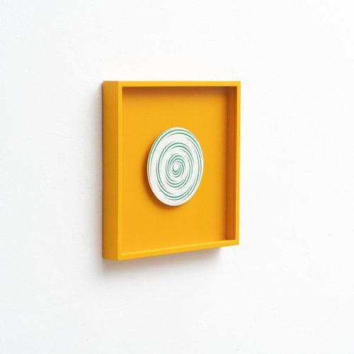 After Marcel Duchamp Rotorelief Print Framed, circa 1980 Edited by Walther König Series 133, Germany in 1987. Framed...