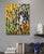 Abstract oil painting on canvas. 11” x 14” By Matthew Izzo - signed Titled, "Valley Stream" Comes unframed Can be...