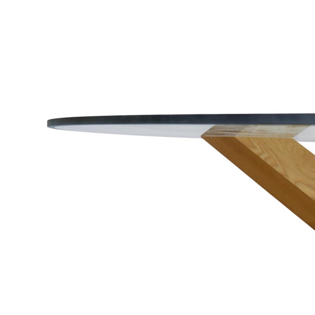Cassina Italian Dining Table Attributed to Cassina La Rotunda For Sale - Image 4 of 17