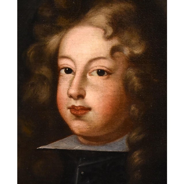 Circle of Hyacinthe Rigaud, Portrait of Philip V, King of Spain, 1699, Oil on Canvas For Sale - Image 11 of 13