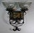 Spanish Two Light Egyptian Motif Sconce For Sale - Image 3 of 6