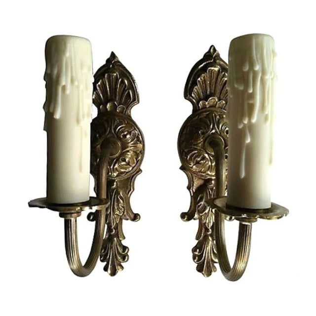 Gustavian-Style Sconces - a Pair For Sale
