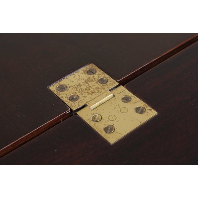 Brown Stickley Mahogany Butlers Tray Top Table For Sale - Image 8 of 16