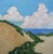 Pacific View Lynne French California Landscape Seascape 8x8 Oil Painting For Sale - Image 4 of 4