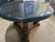 Wood Gorgeous Harp Dining Table Base With Granite Top Attributed to Kreiss For Sale - Image 7 of 11