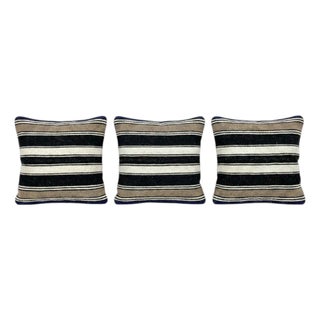 Turkish Oushak Kilim Pillow Cover 16'' X 16'' - Set of Three For Sale