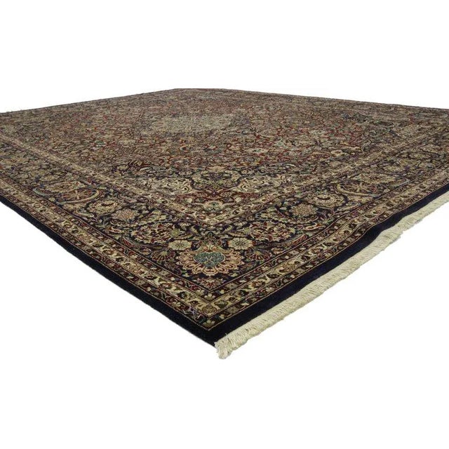 20th Century Persian Style Rug - 8′2″ × 9′4″ For Sale - Image 4 of 6