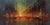 NYC - Central Park West by Christopher Clark | Oil on wood panel City street scene at night For Sale