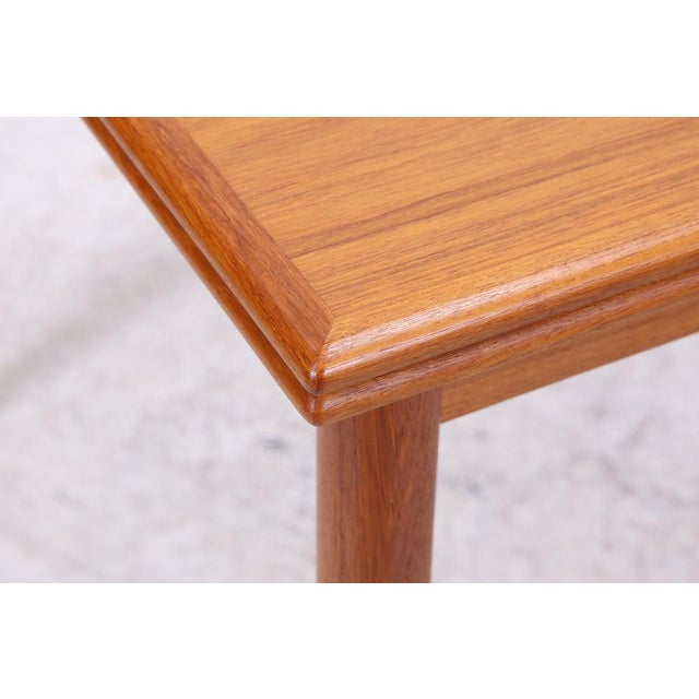 Vintage Danish Extendable Dining Table in Teak For Sale - Image 9 of 14